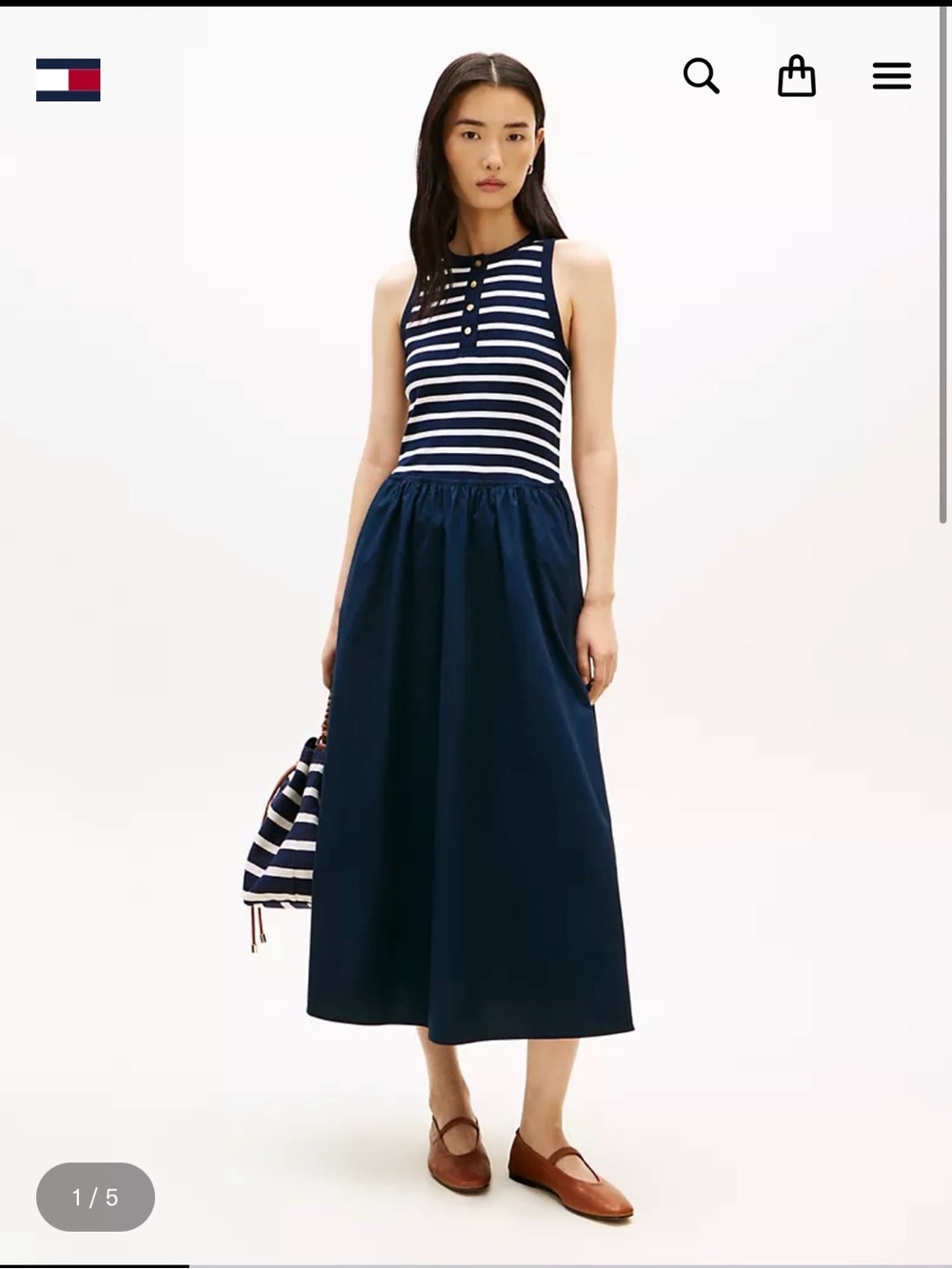 NWT Tommy Hilfiger Mix Media Tank Dress XL